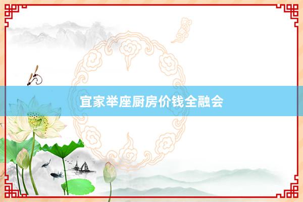 宜家举座厨房价钱全融会